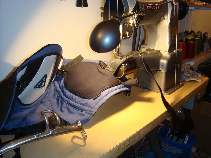 Repaired kitesurf harness